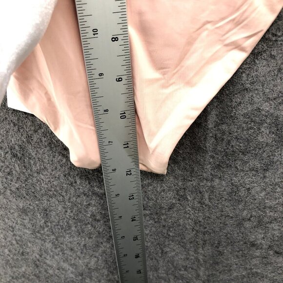 NWT Dippin Daisy High Cut Cheeky Bikini Bottom Womens XL Blush Pink Solid - Picture 9 of 10